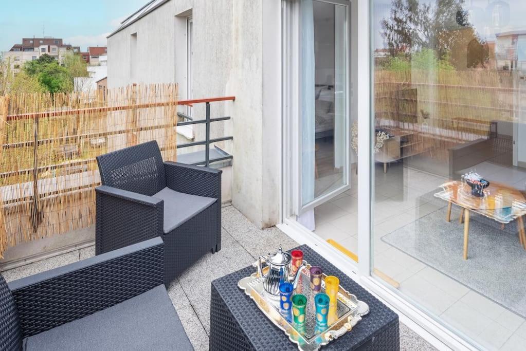 L'Excellence-8Min Aeroport-Terrasse-Parking Prive Apartment Lingolsheim Exterior photo